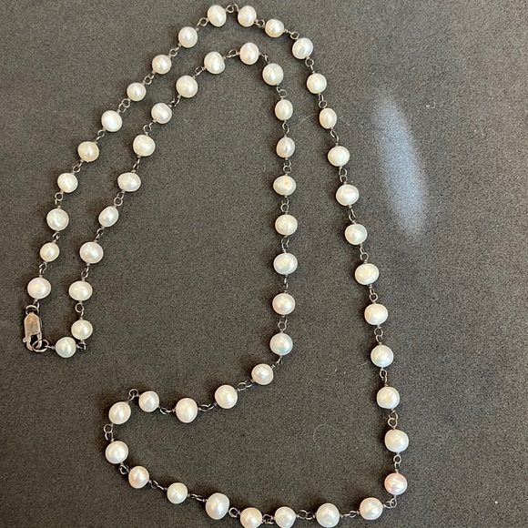 RARE Vintage Silpada Pearl Necklace - Picture 1 of 6